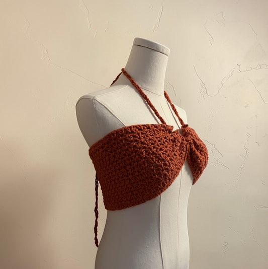 Cinnamon Crochet top