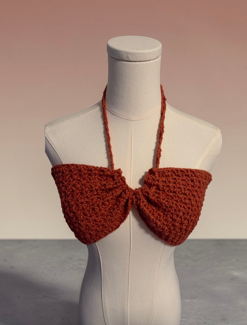 Cinnamon Crochet top